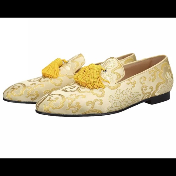 Men’s Yellow Tassel Loafers